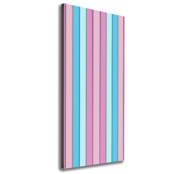 Canvas wall art Colorful stripes