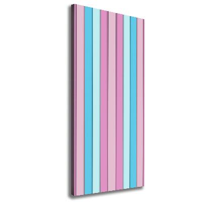 Canvas wall art Colorful stripes