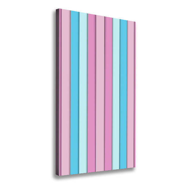 Canvas wall art Colorful stripes