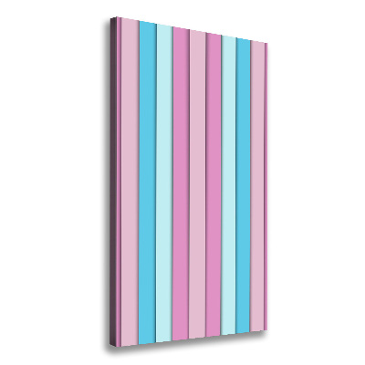 Canvas wall art Colorful stripes