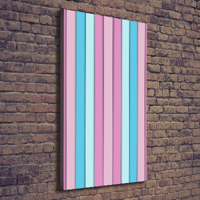 Canvas wall art Colorful stripes