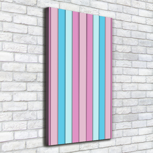 Canvas wall art Colorful stripes