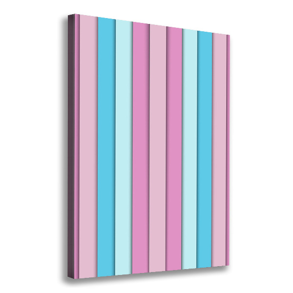 Canvas wall art Colorful stripes