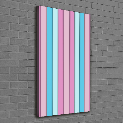 Canvas wall art Colorful stripes