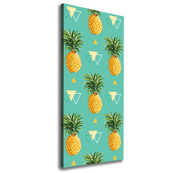 Picture canvas print Pineapple