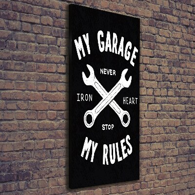 Canvas print My garage