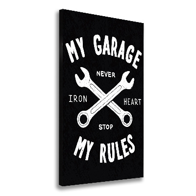 Canvas print My garage