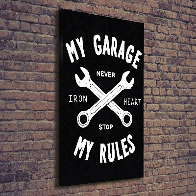 Canvas print My garage