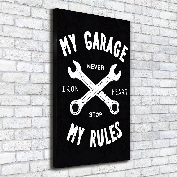 Canvas print My garage