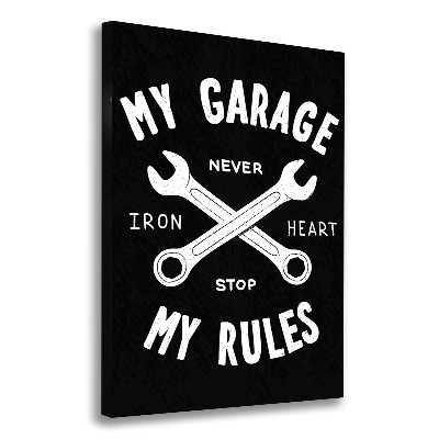 Canvas print My garage