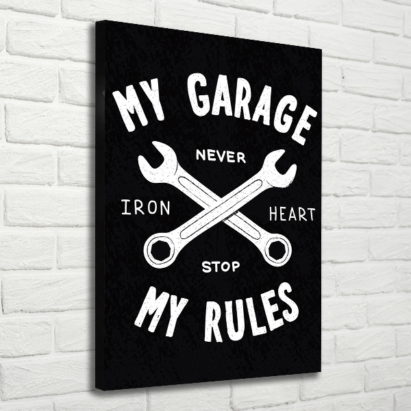 Canvas print My garage