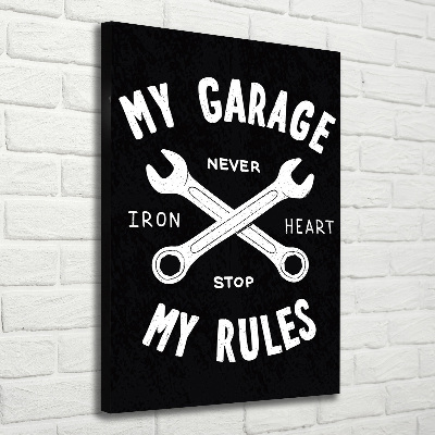 Canvas print My garage