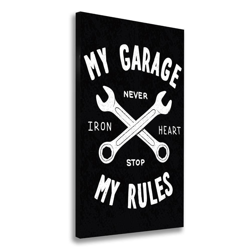 Canvas print My garage