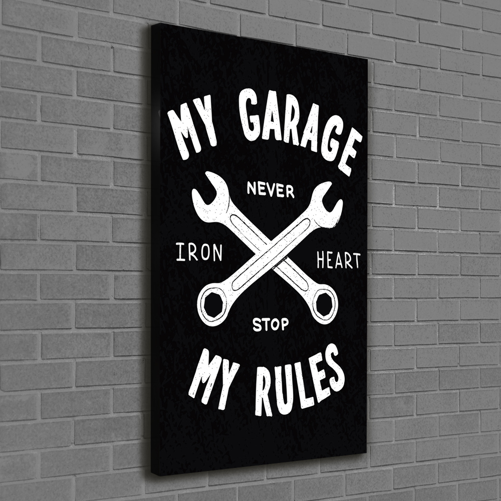 Canvas print My garage