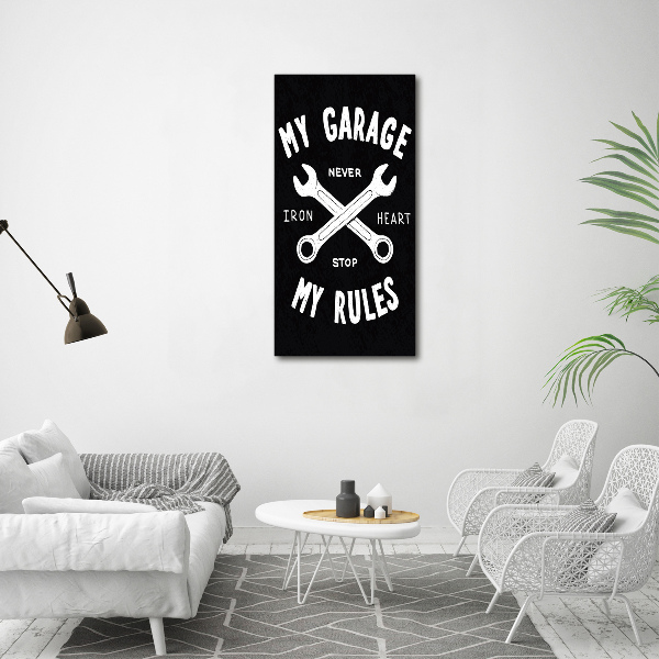 Canvas print My garage