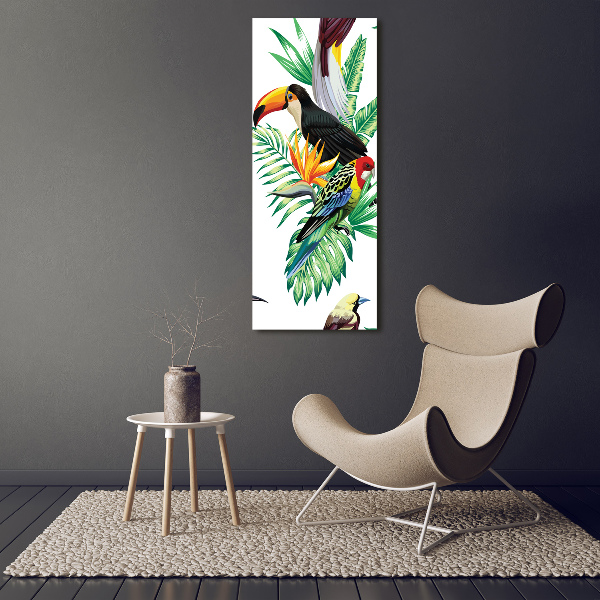 Canvas print Tropical birds