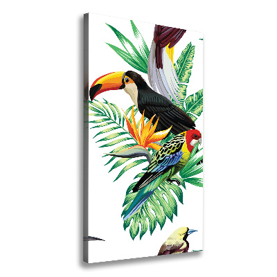 Canvas print Tropical birds