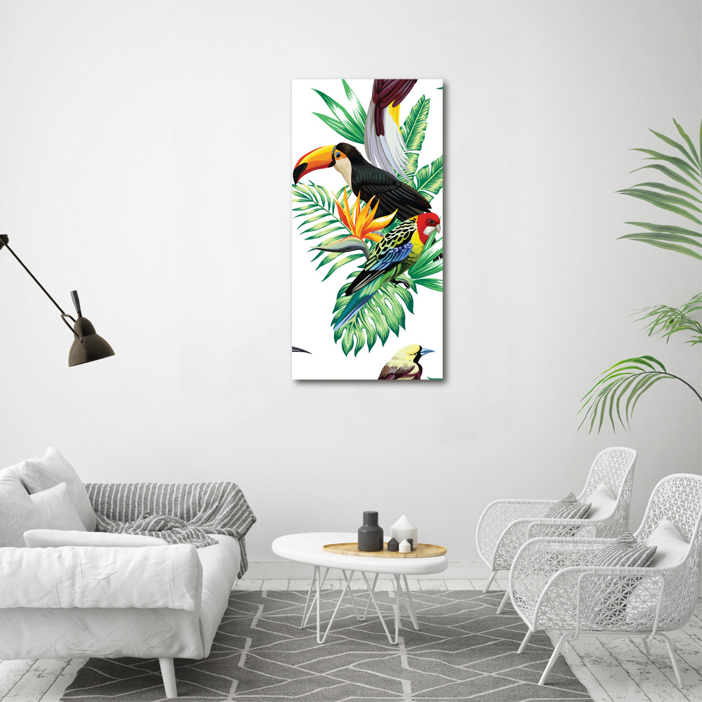 Canvas print Tropical birds