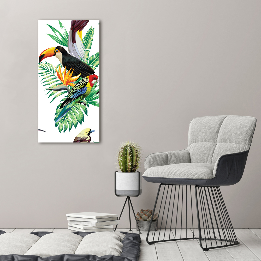 Canvas print Tropical birds