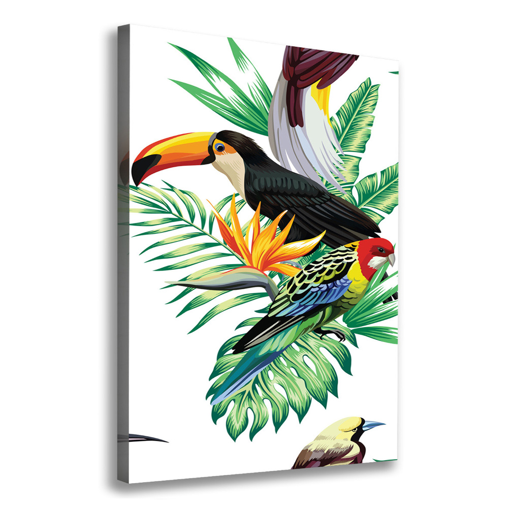 Canvas print Tropical birds