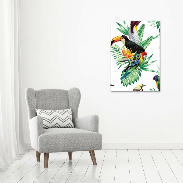 Canvas print Tropical birds