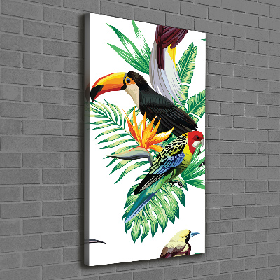 Canvas print Tropical birds