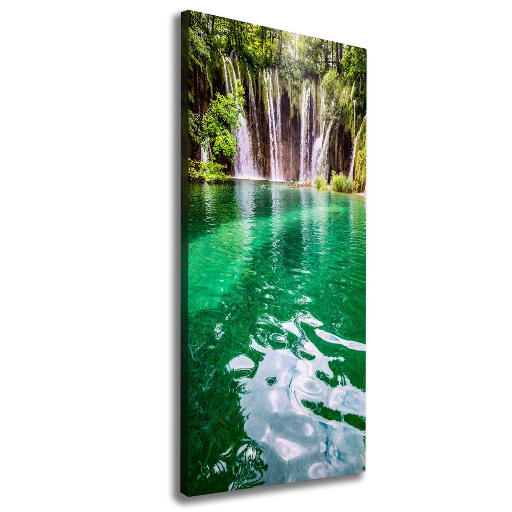 Large canvas wall art Plitwickie lakes