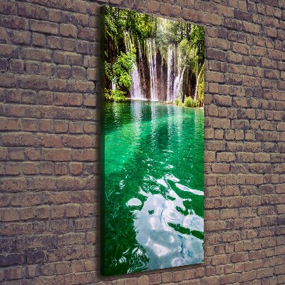 Large canvas wall art Plitwickie lakes