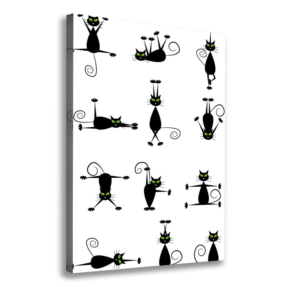 Canvas wall art Cats