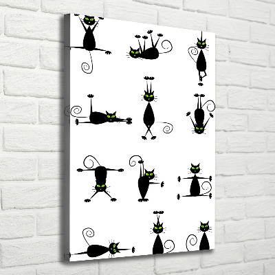 Canvas wall art Cats