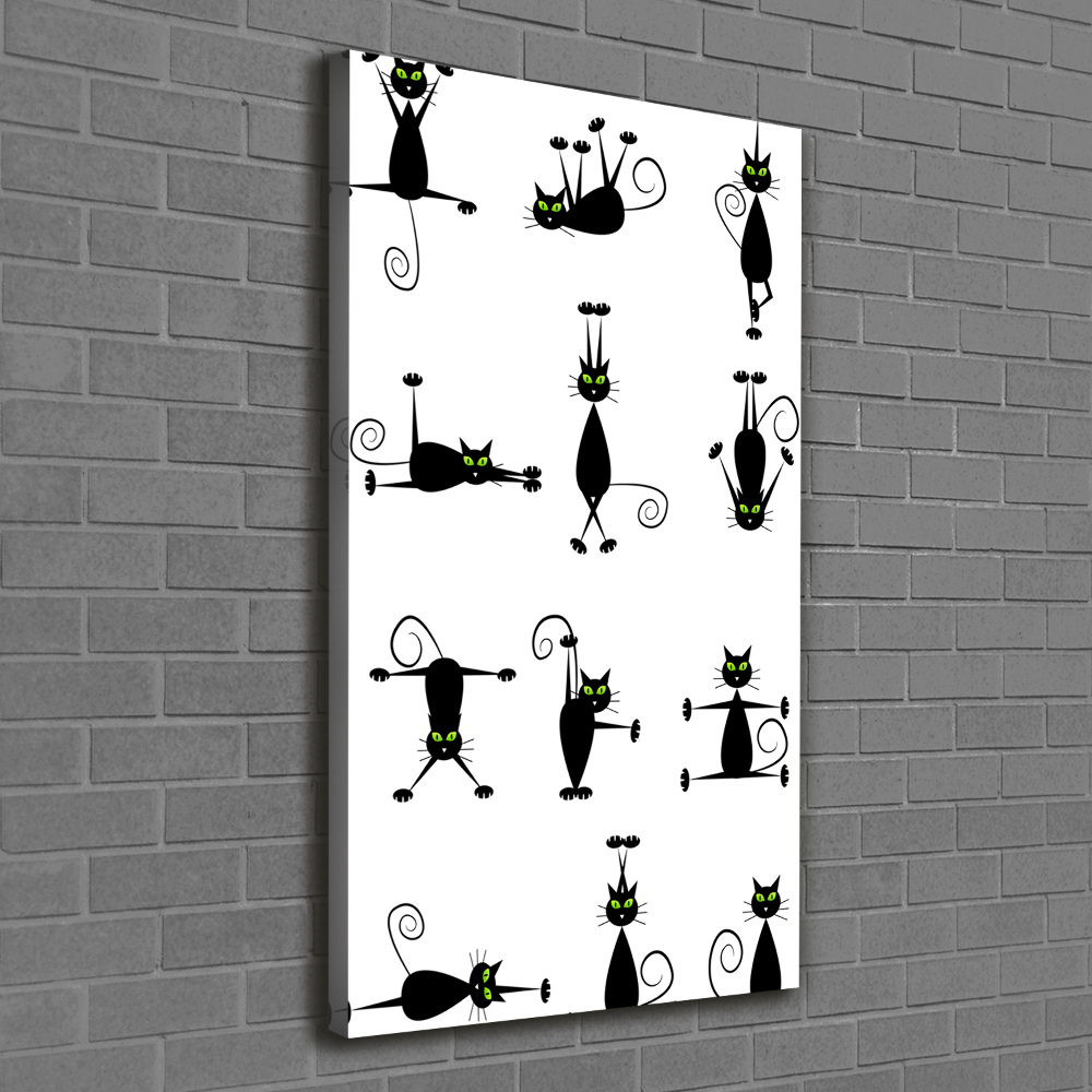 Canvas wall art Cats