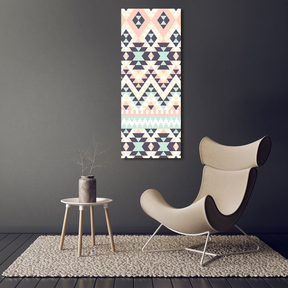 Canvas wall art Ethnic background