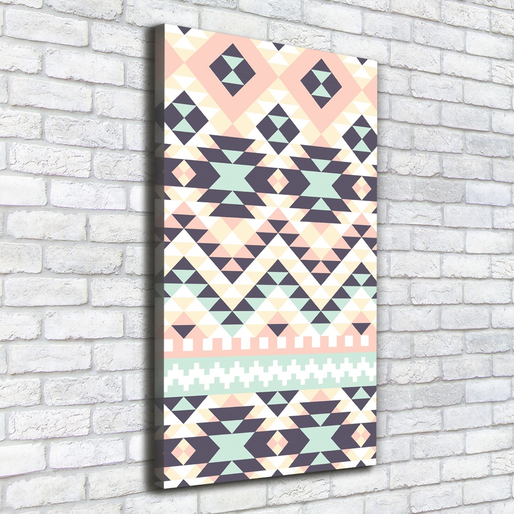 Canvas wall art Ethnic background