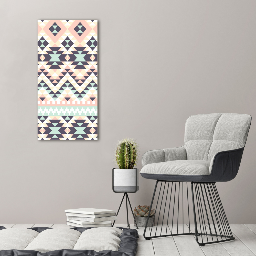 Canvas wall art Ethnic background