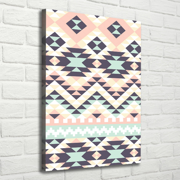 Canvas wall art Ethnic background