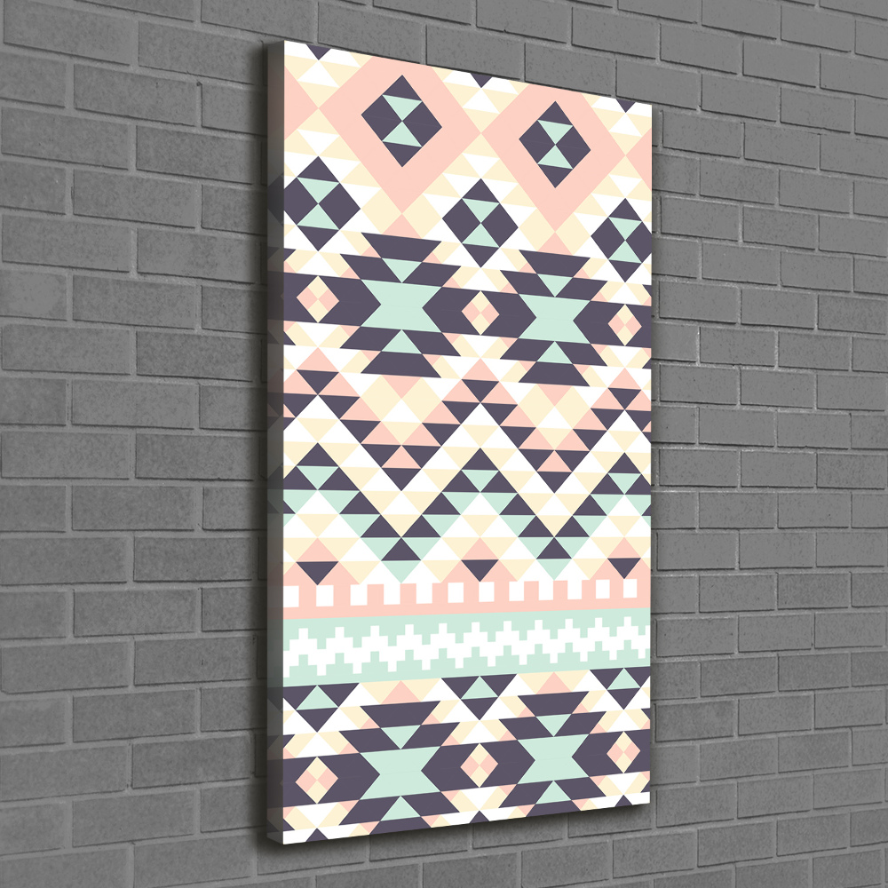 Canvas wall art Ethnic background