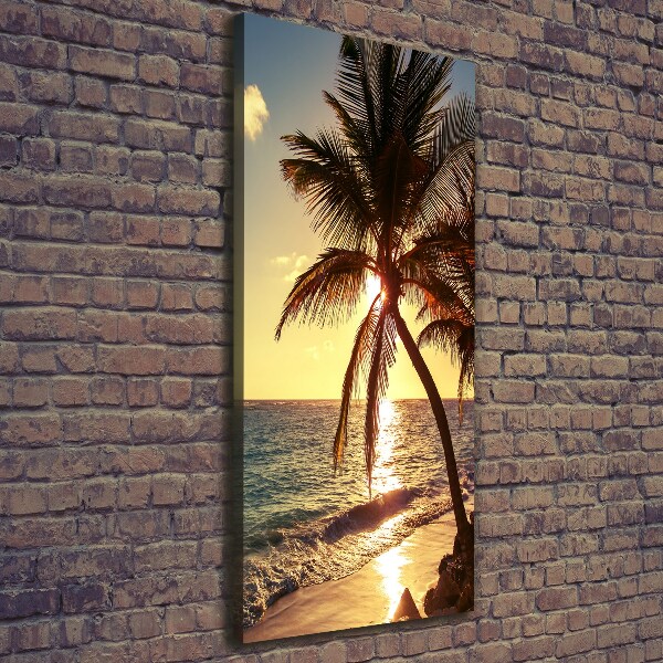 Canvas print Tropical beach