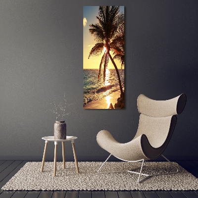 Canvas print Tropical beach