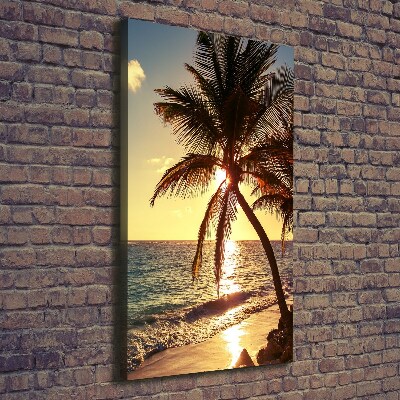 Canvas print Tropical beach