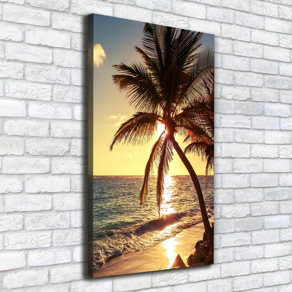 Canvas print Tropical beach