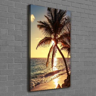 Canvas print Tropical beach