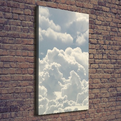 Wall art canvas large Clouds