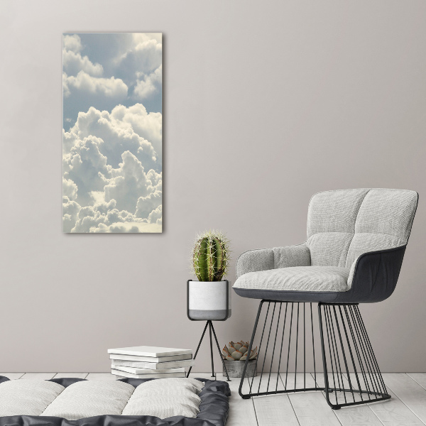 Wall art canvas large Clouds