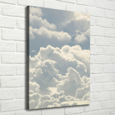 Wall art canvas large Clouds