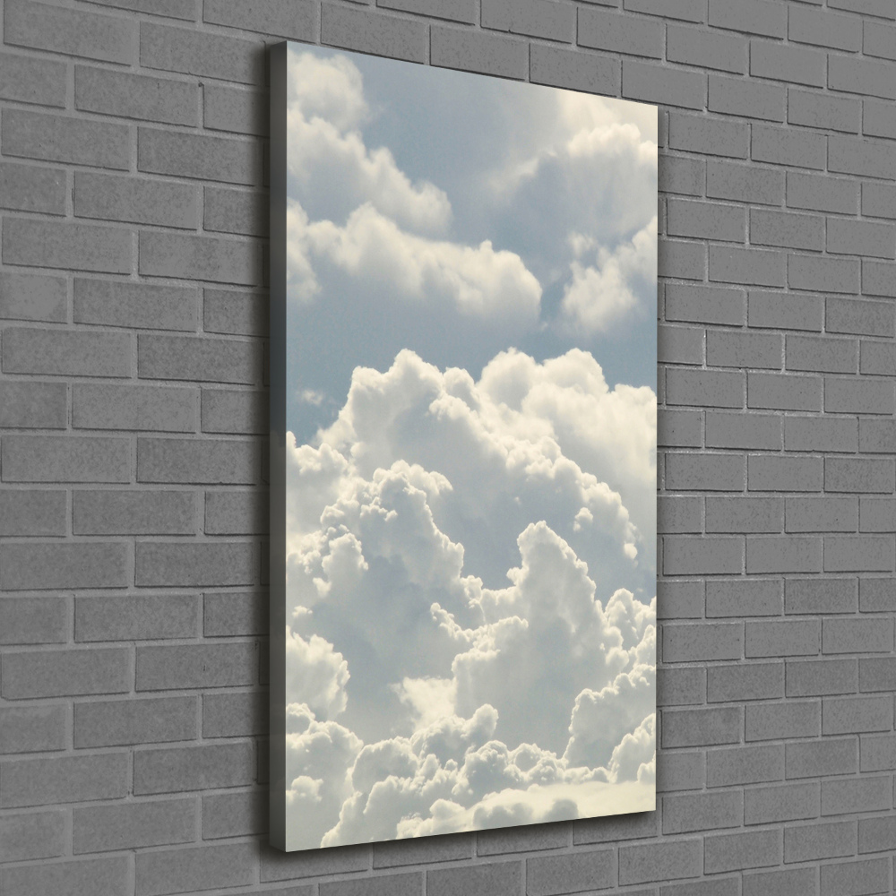 Wall art canvas large Clouds