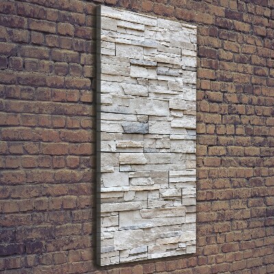 Canvas wall art Stone wall