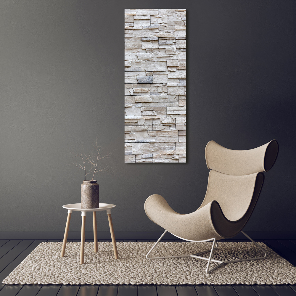 Canvas wall art Stone wall