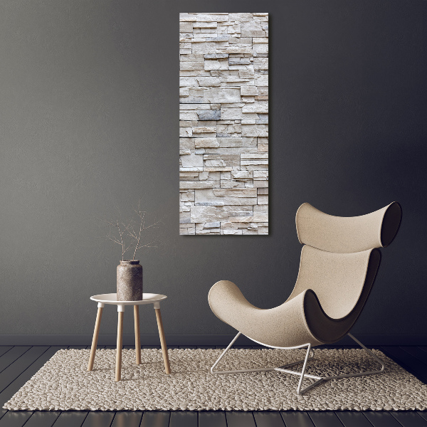 Canvas wall art Stone wall