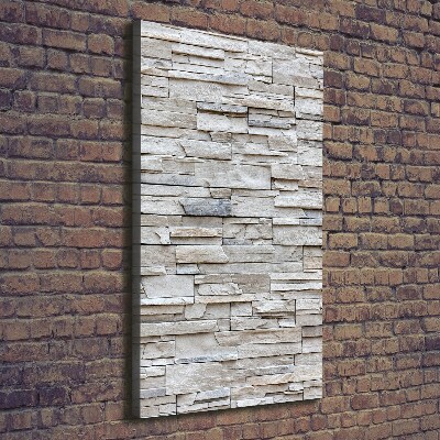 Canvas wall art Stone wall