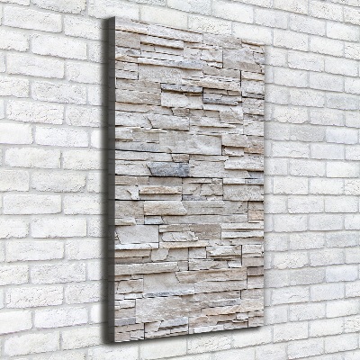 Canvas wall art Stone wall